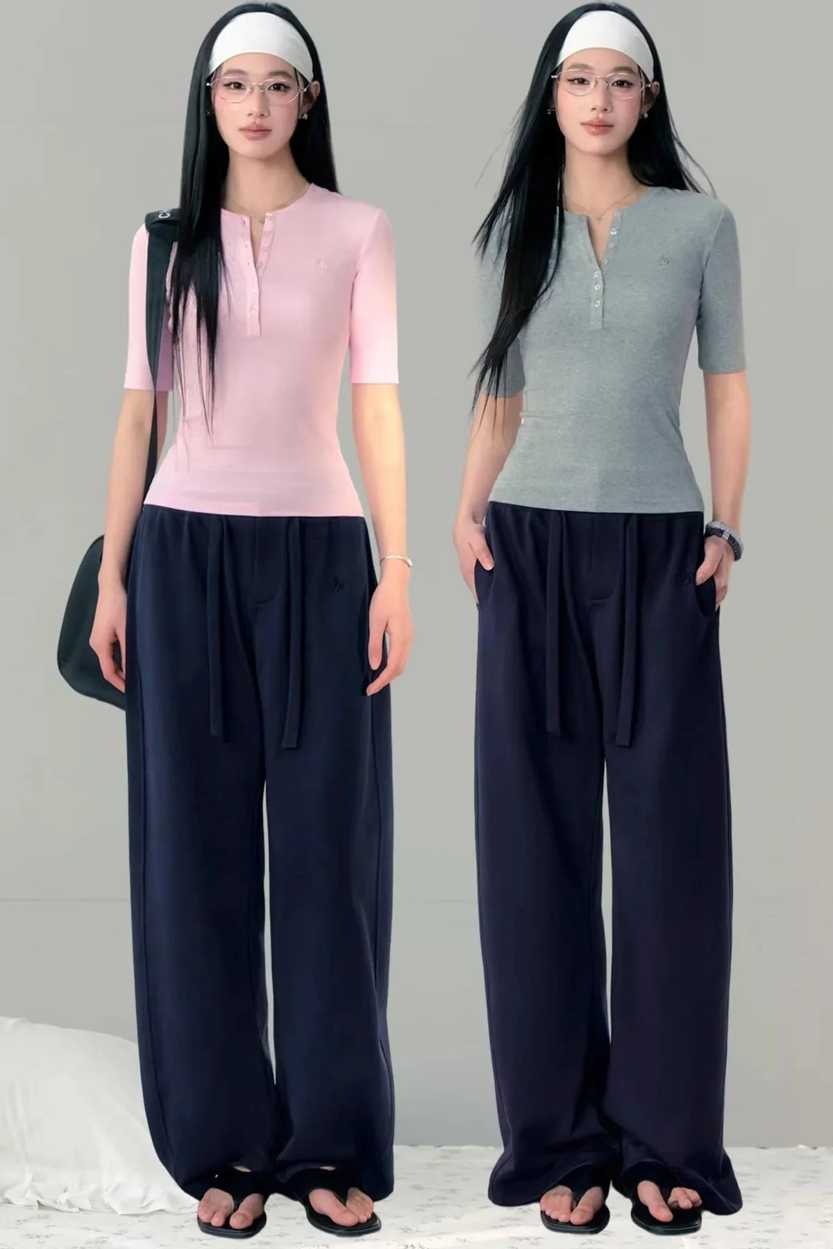 Versatile Slim-Fit Henley Top