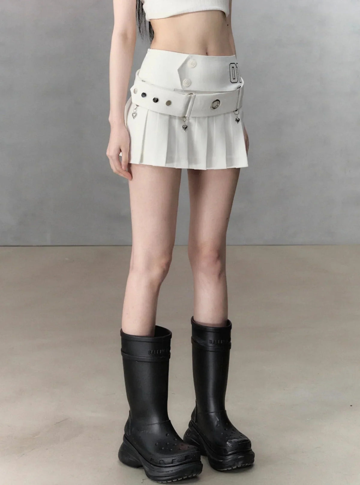 Versatile Sporty Pleated Skirt