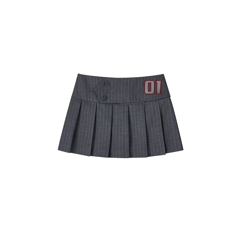 Versatile Sporty Pleated Skirt