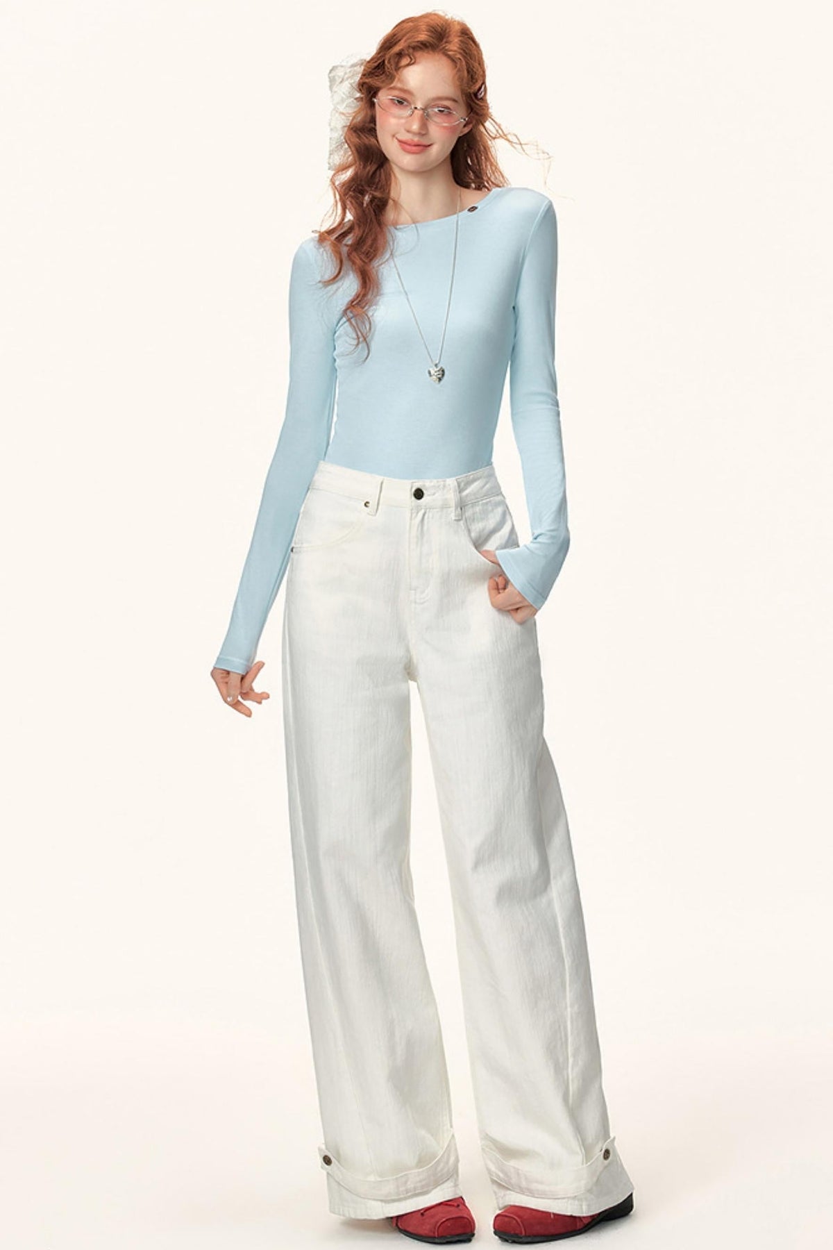 Versatile Winter Denim Pants