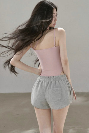 Vertical Ribbed Halter Top