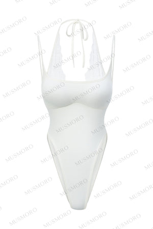 Vertical Ribbed Halter Top