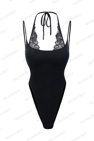 Vertical Ribbed Halter Top