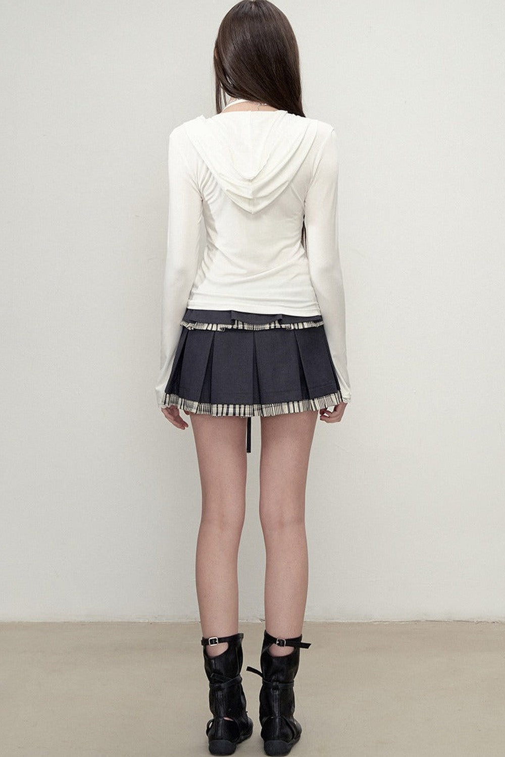 Viapitti Lace Splicing Slim T-Shirt