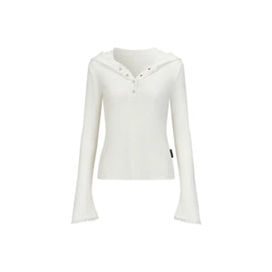 Viapitti Lace Splicing Slim T-Shirt