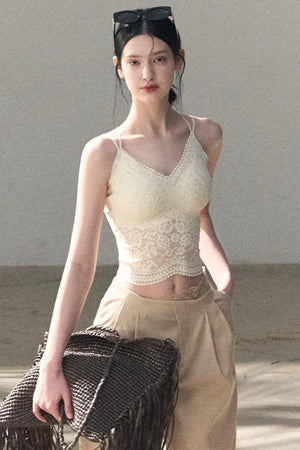 Vine Lace Camisole Vest