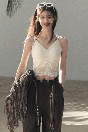Vine Lace Camisole Vest