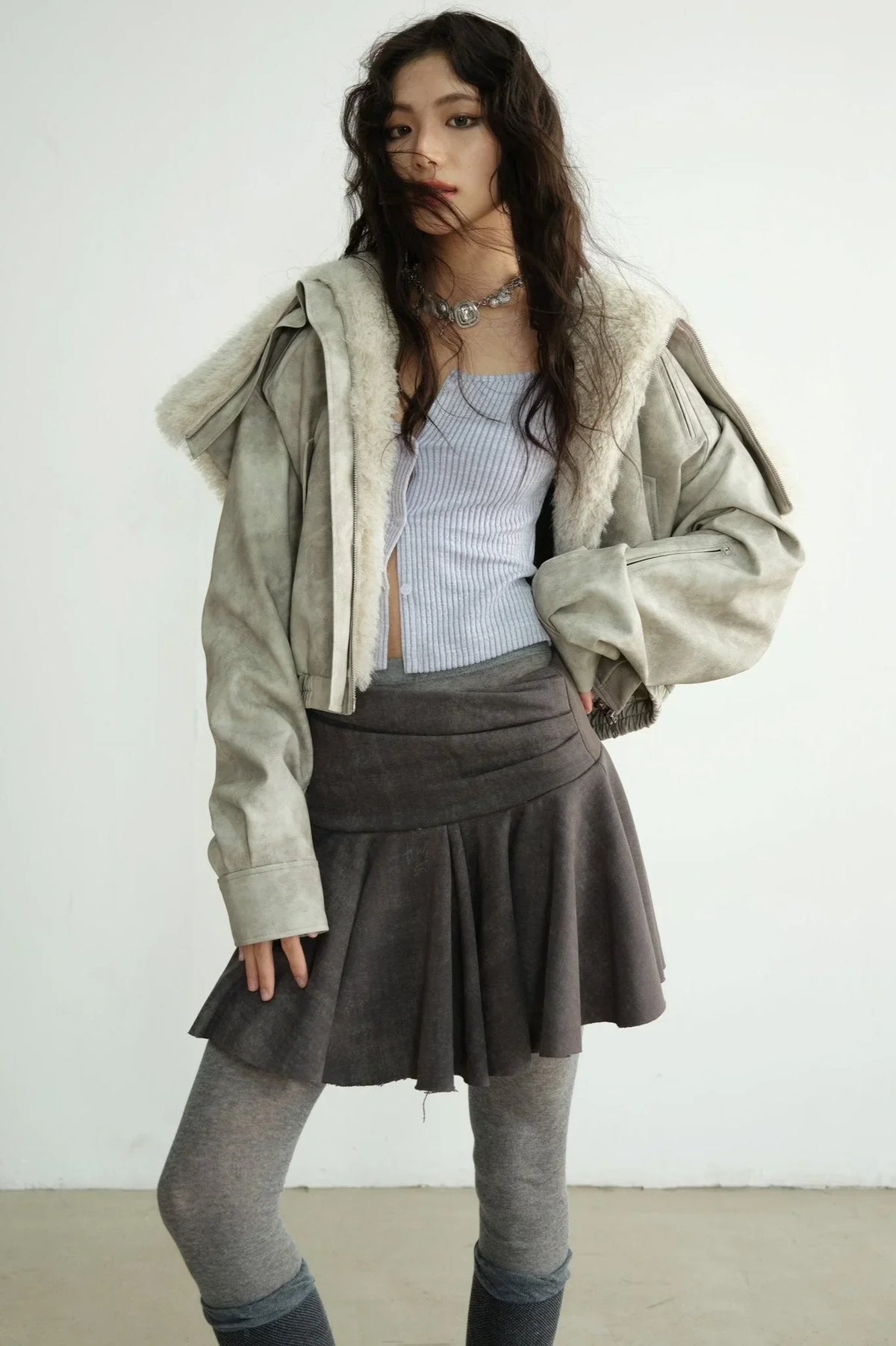 Vintage Ballet Multi-Wear Leather Jacket