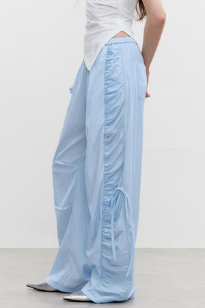 Vintage Blue Tie-Up Pants