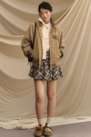 Vintage Bow Strap Striped Shirt