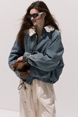 Vintage Braided Denim Jacket Set-Up