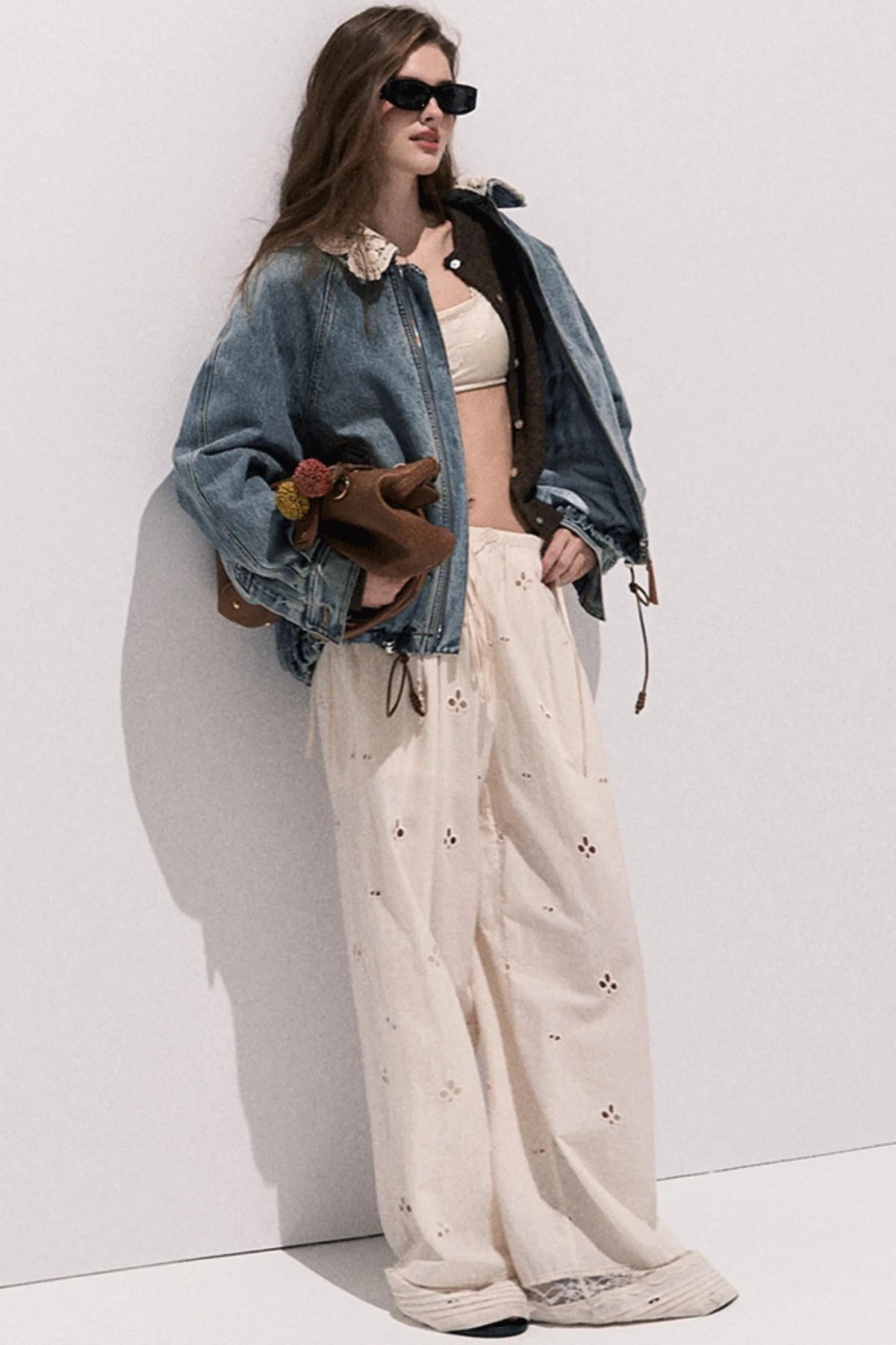 Vintage Braided Denim Jacket Set-Up