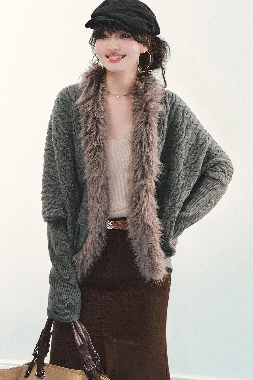 Vintage Cable Knit Jacket