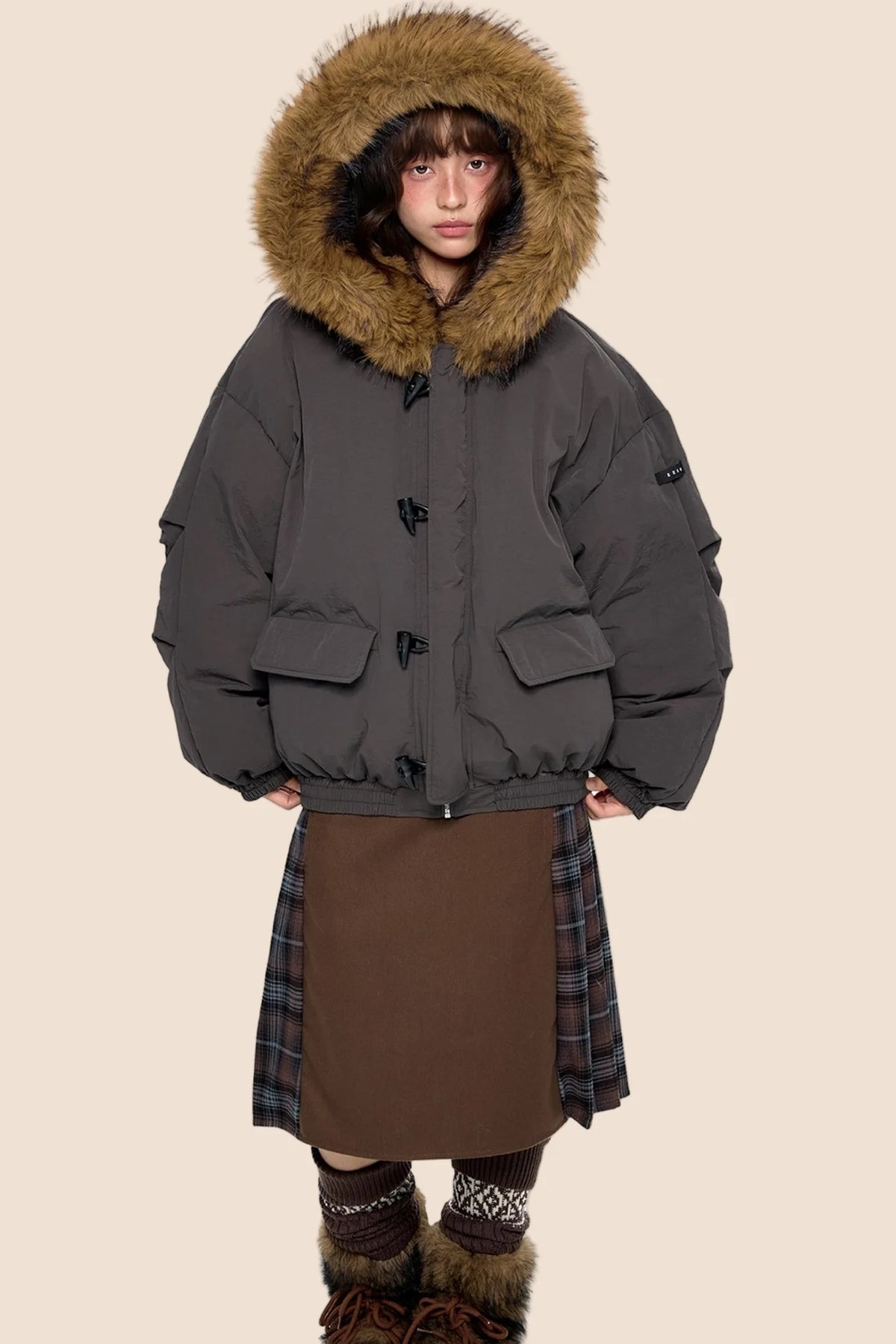 Vintage Cargo Down Jacket