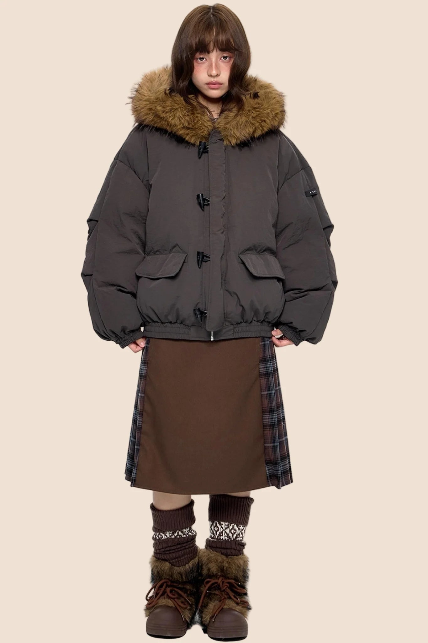 Vintage Cargo Down Jacket