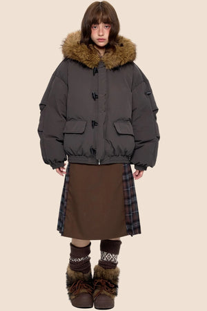 Vintage Cargo Down Jacket