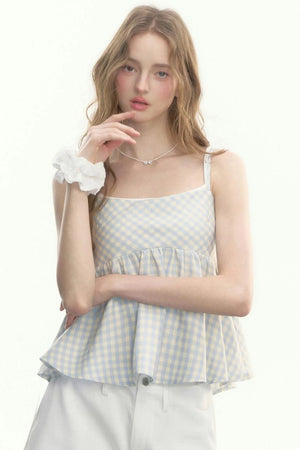 Vintage Check Slim Cami Top