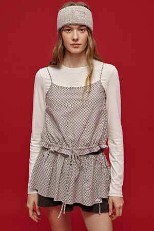 Vintage Cotton Bias-Cut Skirt Set