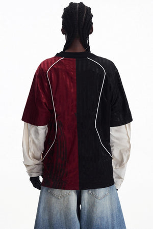 Vintage Crew Neck Jersey Top