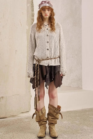 Vintage Crocheted Cardigan