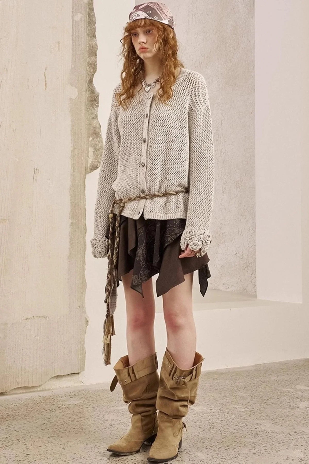 Vintage Crocheted Cardigan