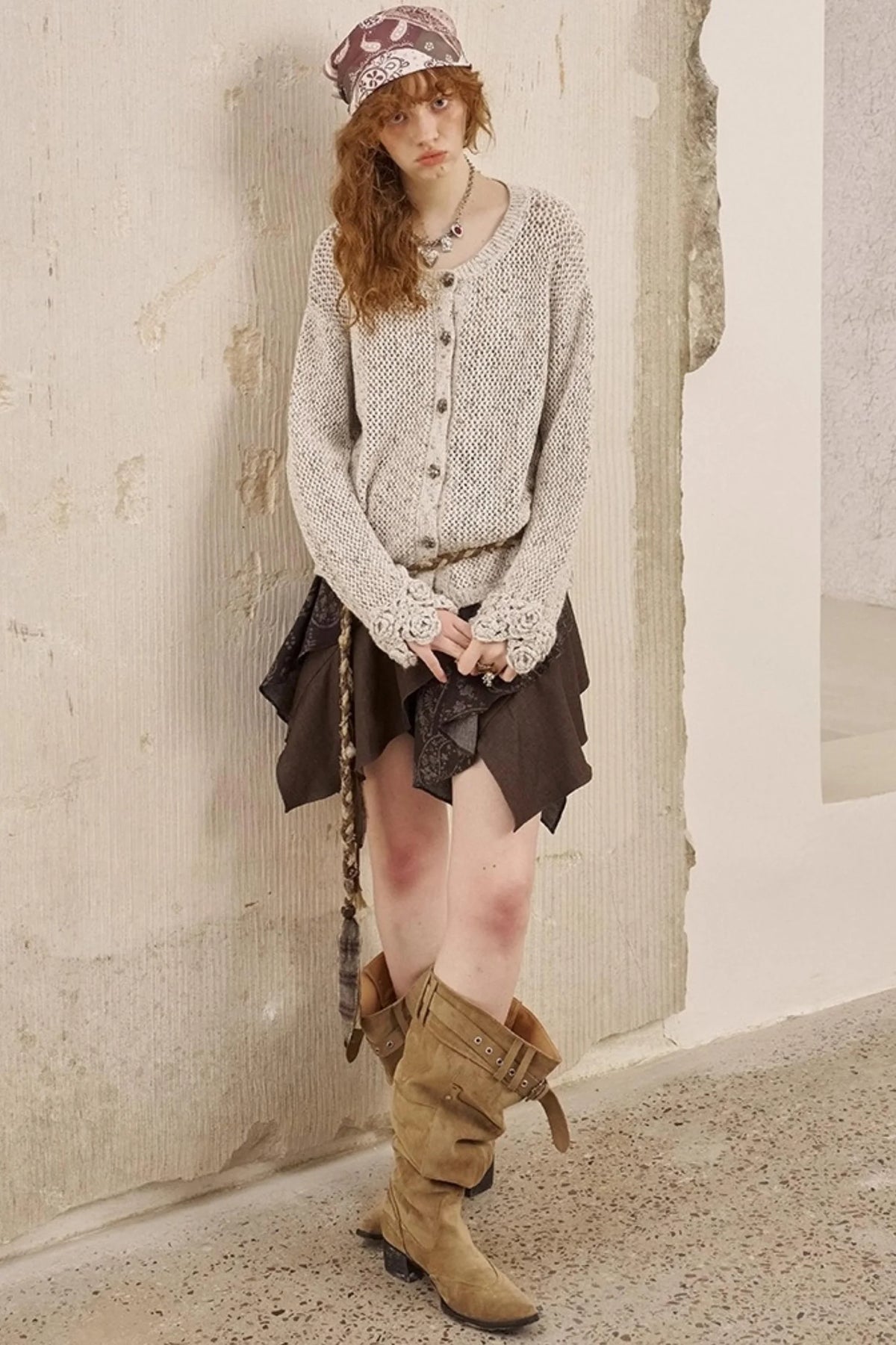 Vintage Crocheted Cardigan