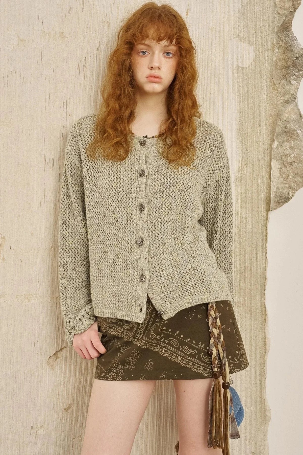 Vintage Crocheted Cardigan