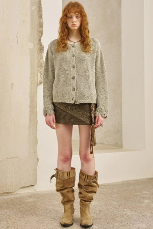 Vintage Crocheted Cardigan