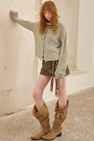 Vintage Crocheted Cardigan