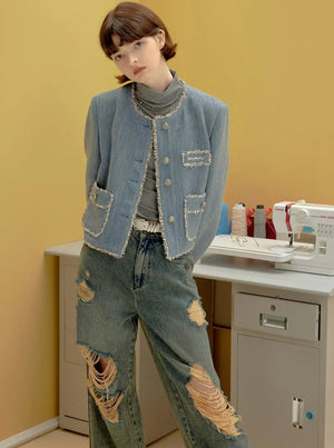 vintage cropped small setup