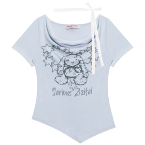 Vintage Curved Hem T-Shirt
