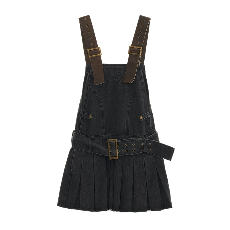 Vintage Denim Short Slip Dress