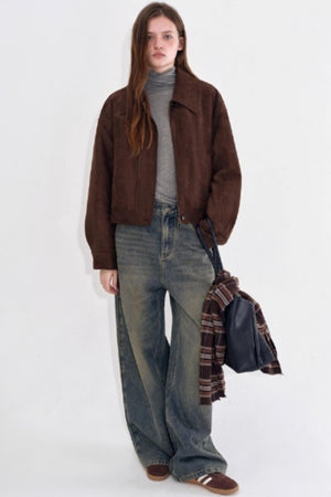 Vintage Distressed Denim Pants