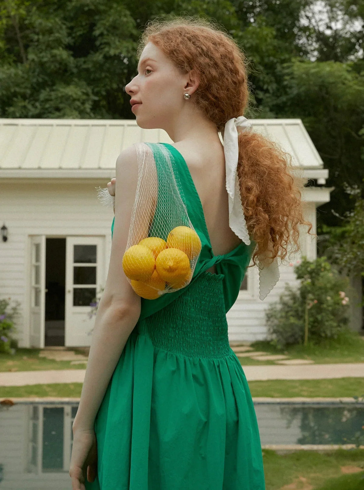 Vintage Elegant V-Neck Dress