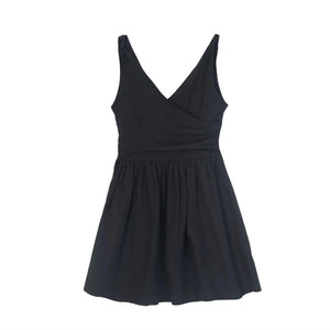 Vintage Elegant V-Neck Dress