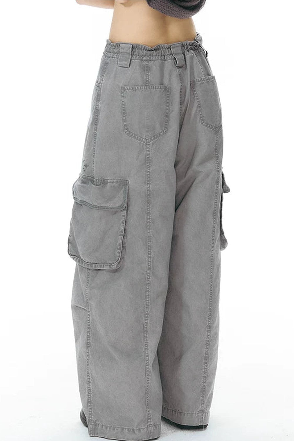 Vintage Embroidered Cargo Pants