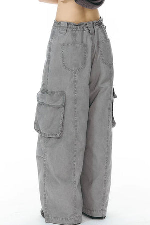 Vintage Embroidered Cargo Pants