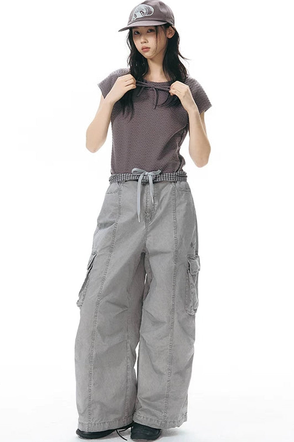 Vintage Embroidered Cargo Pants
