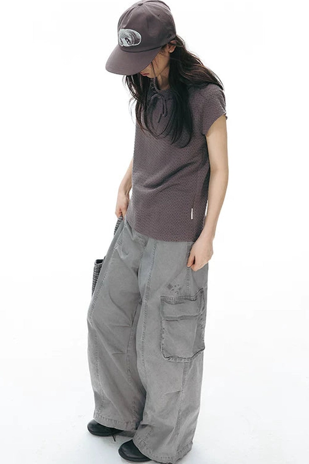 Vintage Embroidered Cargo Pants
