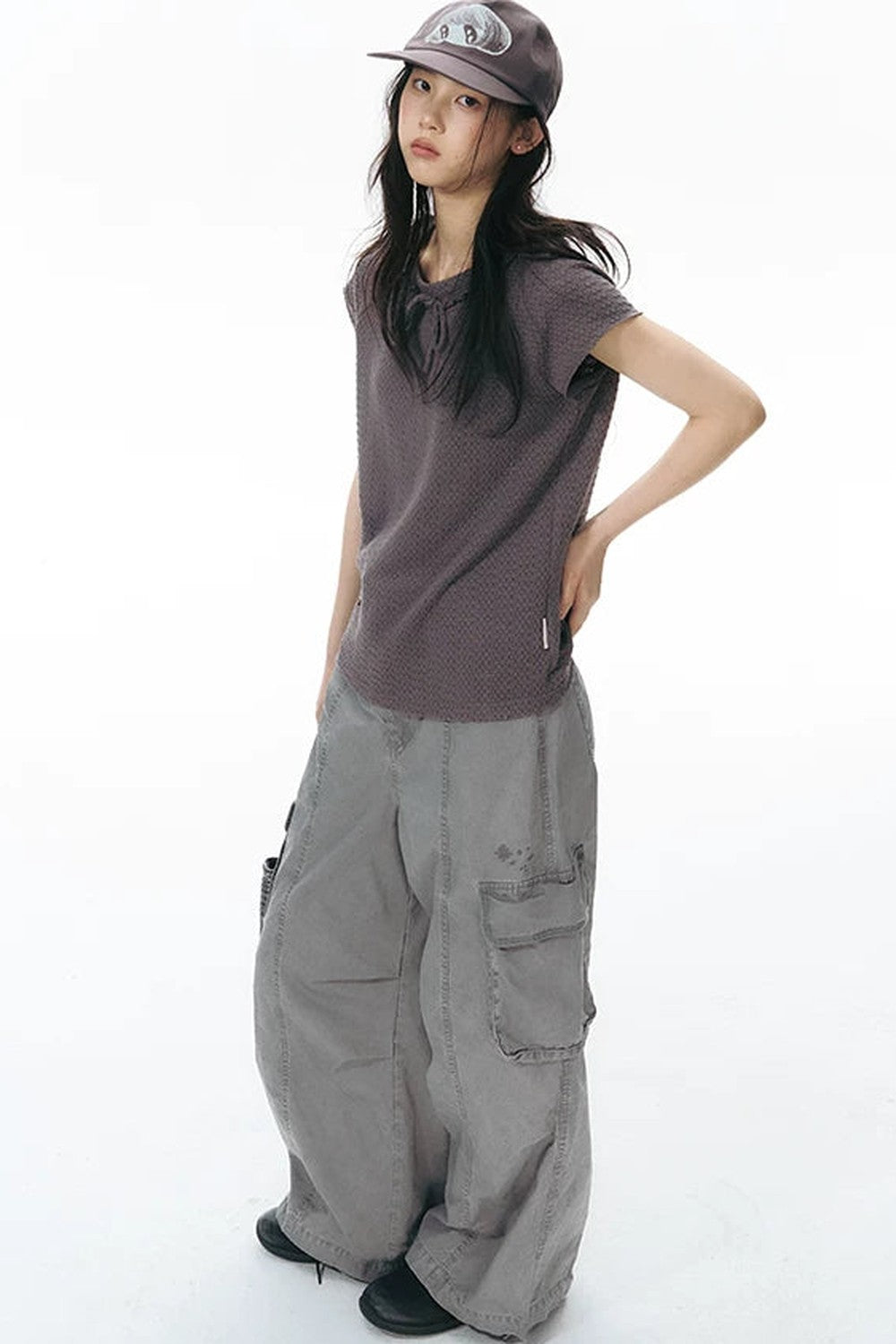 Vintage Embroidered Cargo Pants