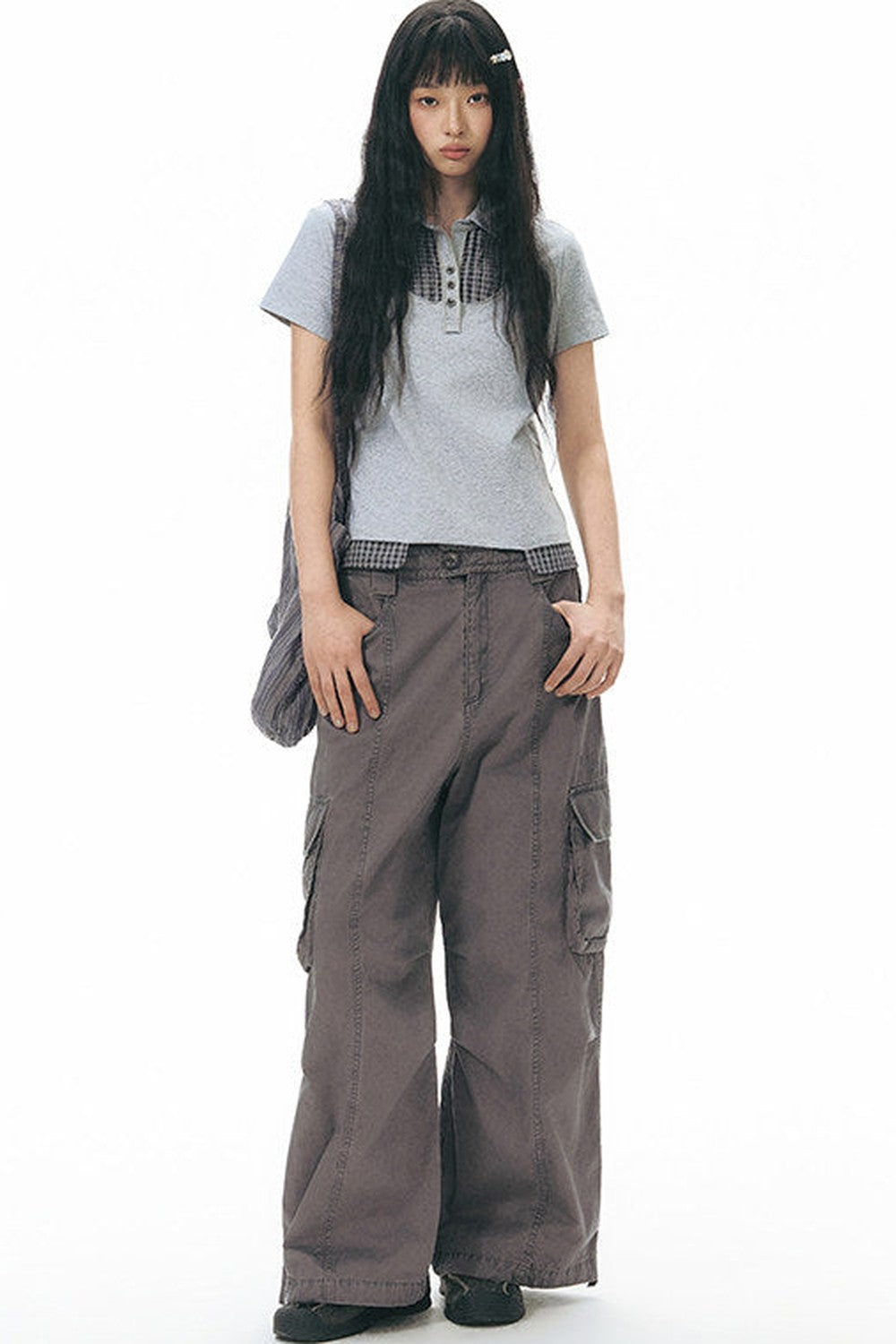 Vintage Embroidered Cargo Pants