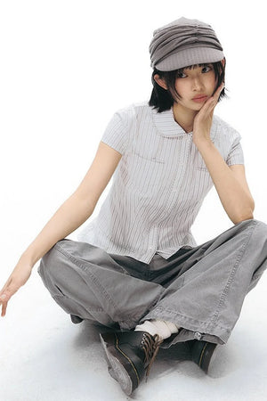 Vintage Embroidered Cargo Pants