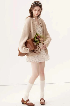 Vintage Embroidered Wool Cardigan