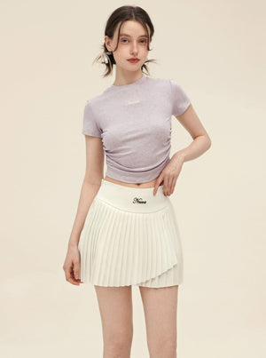 Vintage Embroidery Slim T-Shirt