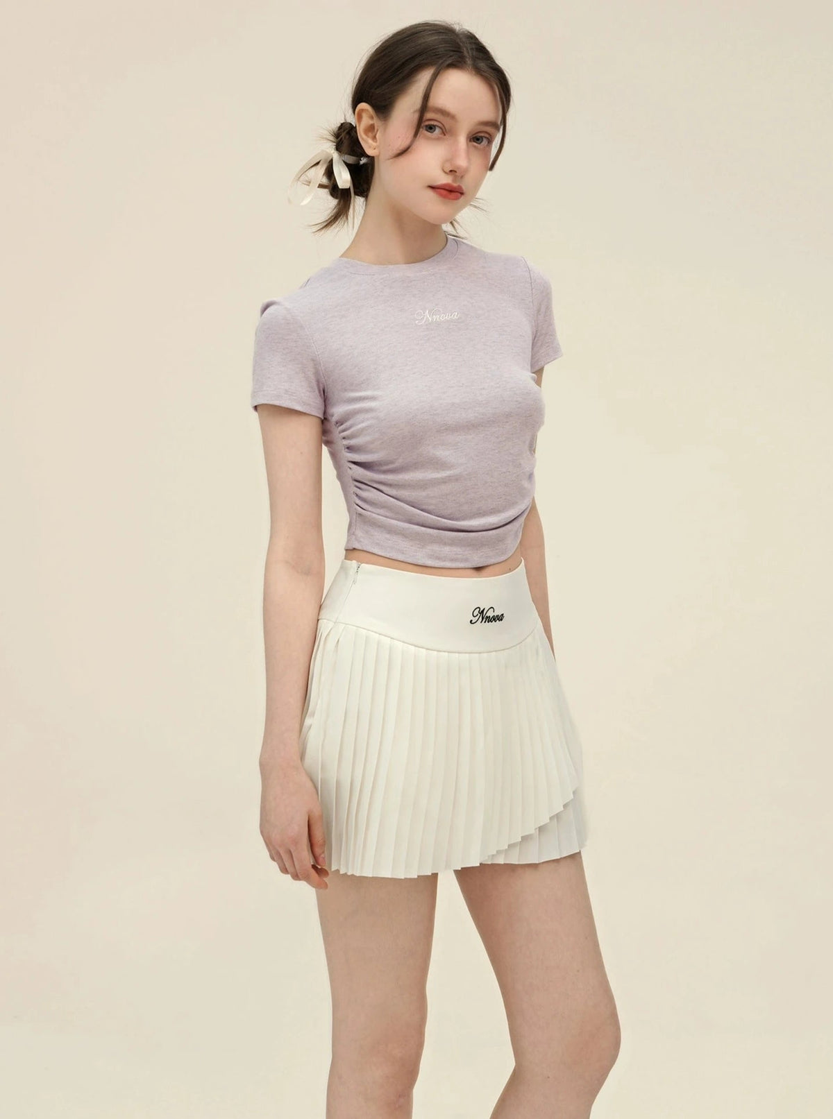 Vintage Embroidery Slim T-Shirt