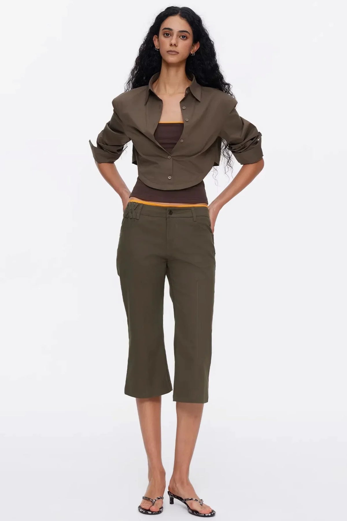 Vintage Exposed Seam Flared Jeans