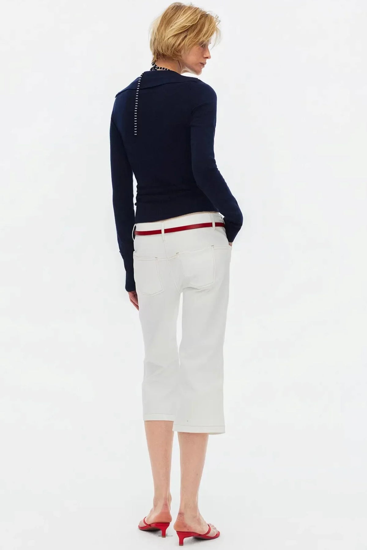 Vintage Exposed Seam Flared Jeans