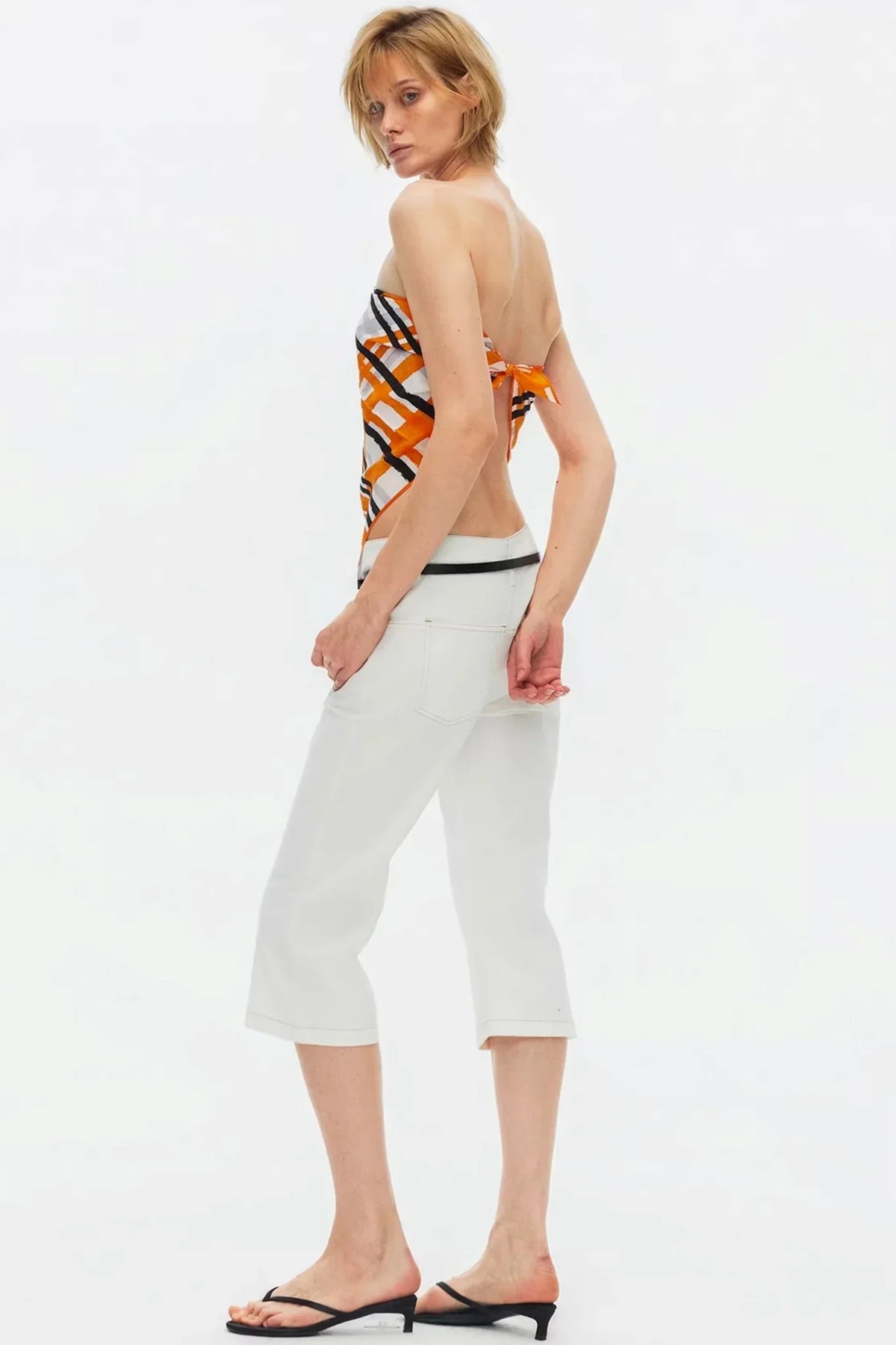 Vintage Exposed Seam Flared Jeans