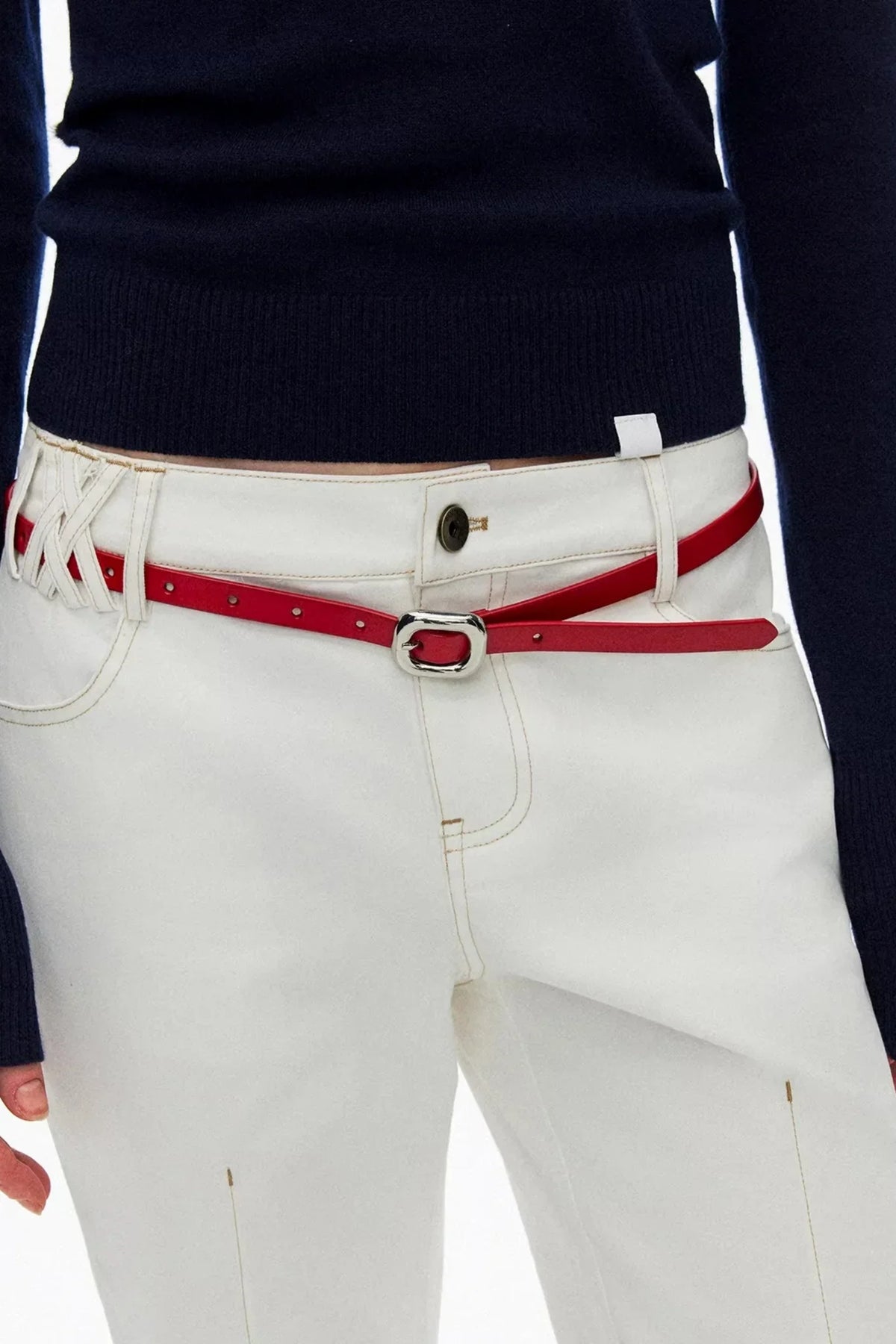 Vintage Exposed Seam Flared Jeans