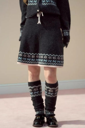 Vintage Fair Island Knitted Sweater Set-Up